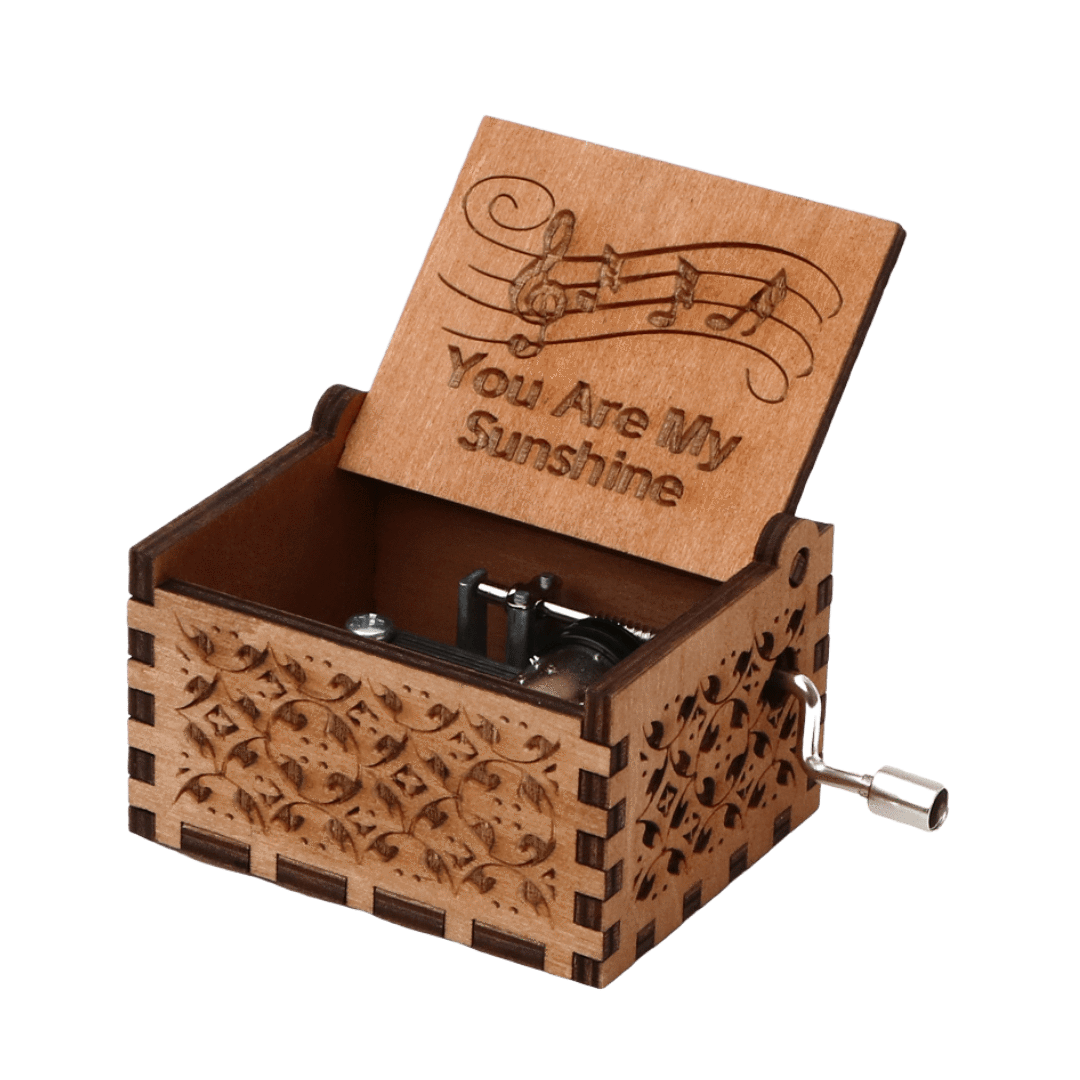 Handmade You Are My Sunshine Wooden Music Box Chopins Box – ChopinsBox